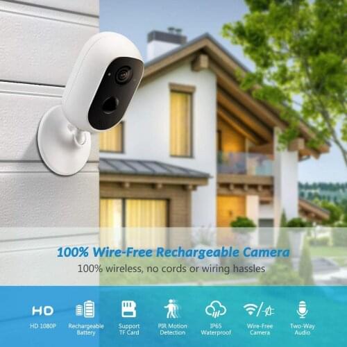 2MP Tuya Wifi Camera 5200mAH Battery IP66 Waterproof CCTV Surveillance Security Camera Wireless Monitor Motion Dection