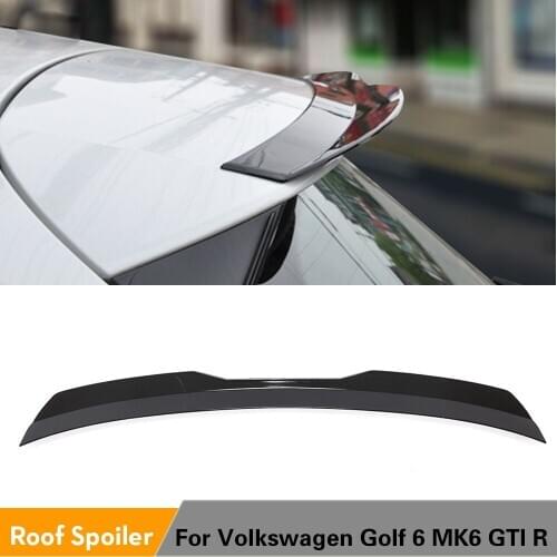 ABS Rear Roof Spoiler Boot Lip Wing Spoiler For Volkswagen Golf 6 GTI 2009 - 2013 Window Spoiler Lid