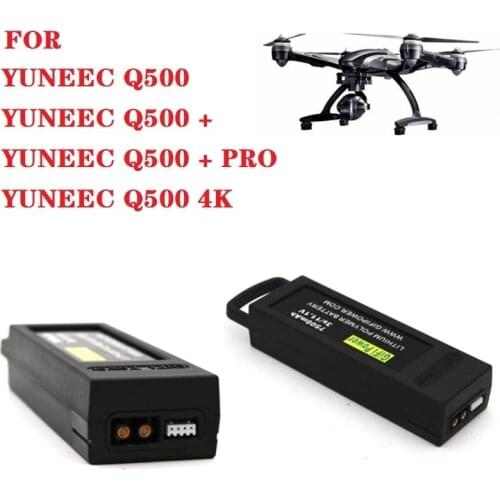 2PCS Original GiFi 3S 11.1V 7500mAh Upgrade Flight Lipo Battery for Yuneec Q500/Q500+/Q500 4K/Q500+ PRO 4K RC Drone
