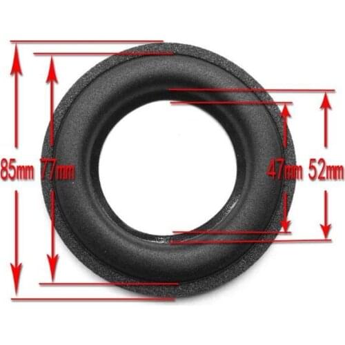 2pcs 3" inch Speaker foam edge subwoofer repair