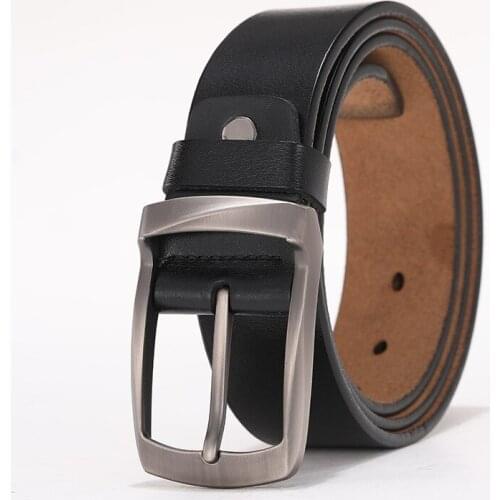 2021 Genuine Leather Belt Men 140 150 160 170cm Plus Size Luxury Designer Belts Men Split Leather Women High Quality Waist Belt