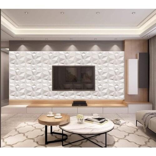 3D Wall Sticker Bedroom Decoration Waterproof Self Adhesive Geometric Wallpaper for Living Room Kitchen TV Backdrop Home Decor