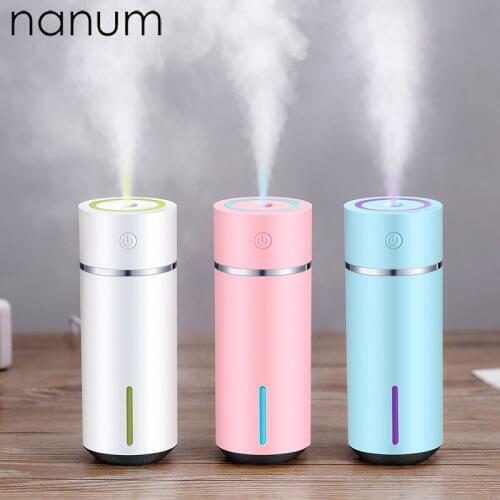 New Aroma Essential Oil Diffuser Color Cup Humidifier Air Purifier LED Night Light USB Mini Fogger Car Air Freshener