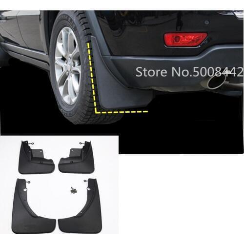 Car Plastic Fender Soft Mudguard Protect Flap Splash Mud Guard Frame For Jeep Grand Cherokee 2014 2015 2016 2017 2018 2019 2020