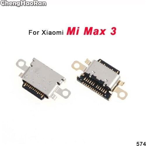 ChengHaoRan Type C USB Charging Port Connector Plug Jack Socket Dock For Xiaomi Mi Max 3 MAX3 USB Power Charging Port