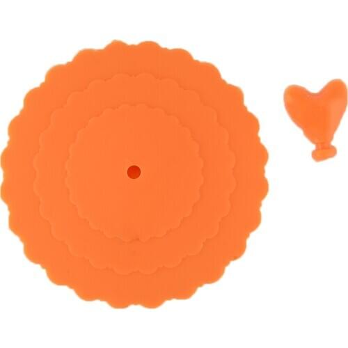 Food-grade Silicone Cup Cover Dustproof Leakproof Tea Coffee Sealed Lids Cap Anti-dust Reusable Seal Suction Airtight Cup Cap