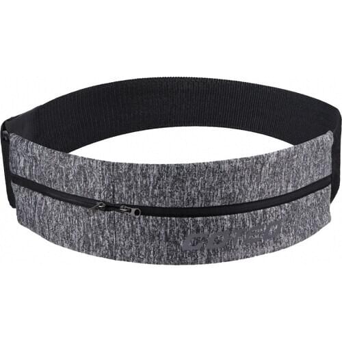 Elastic Sports Waist Bag Unisex Waterproof Double Zipper Belt Pack Money Phone Pouch for Running Cycling Yoga Outdoor Travel Bag