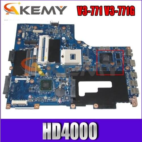 AKEMY NBM7Q11001 NB.M7Q11.001 VA70 VG70 For acer aspire V3-771 V3-771G laptop motherboard 17.3 inch HD4000 warranty 60 days