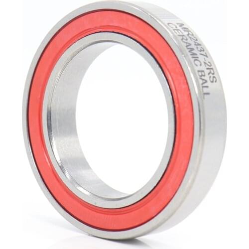 MR2437-2RS Bearing 24*37*7 mm 1PC ABEC-3 MR 24377 RS Bicycle BB90 Bracket Bottom 24 37 7 Ceramic Balls Bearings