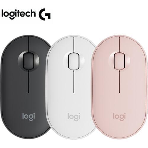 Logitech original PEBBLE wireless bluetooth mouse Dual-connectivity wireless silent mouse for laptop pc