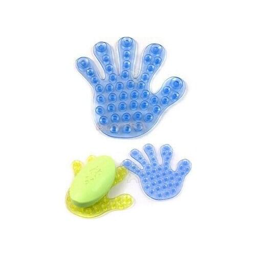 Plastic Bathroom Suction Cup Reversible Anti-slip Soap Sucker Double Magic Sucker Bathing Mat Holder Mount Household Supplies