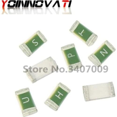 50Pcs/lot A One Time Positive Disconnect SMD Restore Fuse 1206 1A 2A 3A 4A 5A 7A
