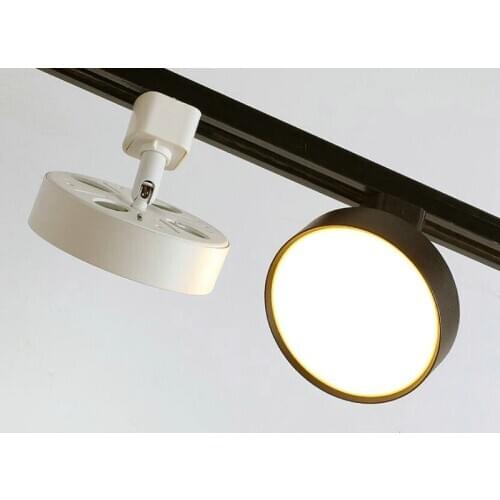 LED Track Light 20W COB 45mil 130-140lm/W Rail Lights Spotlight Equal 200W Halogen Lamp 110V 120V 220V 230V 240V