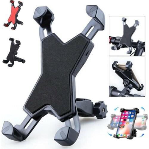 Bicycle motorcycle adjustable Mobile Phone Holder Mountain Bike Handlebar Phone Stand Phone GPS Navigation Support Bracket