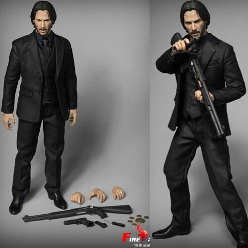 In Stock FIRE A028 1/6 Scale Killer John Keanu Reeves 12'' Male Soldier Action Figure Model for Fans Holiday Gifts