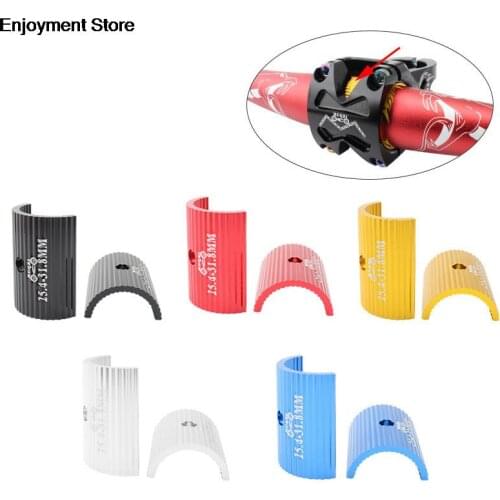 1 Set Bike Handlebar Shim Aperture Adjust Adapter MTB Road Bicycle Bar Stem Reducer 1 set