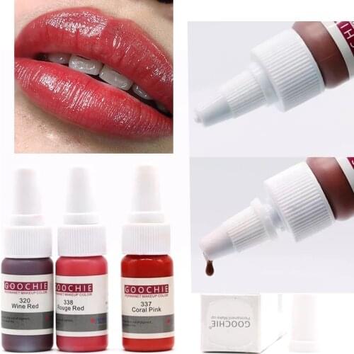 1PCS Advanced Liquid Tattoo Pigment Microblade Permanent Body Art Ink Professional Lip Eyebrows Eyeliner Micro Shadow Pigment