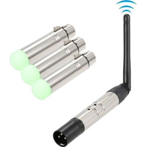 4PCS DMX512Transmitter Receiver Kit Portable 2.4G ISM Wireless for Party DJ Show Club Disco KTV Stage Light Lighting Fixture