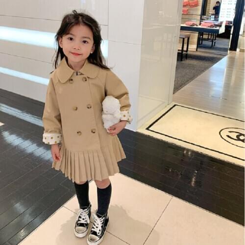 Angela Wonder Trench Coats For Girls