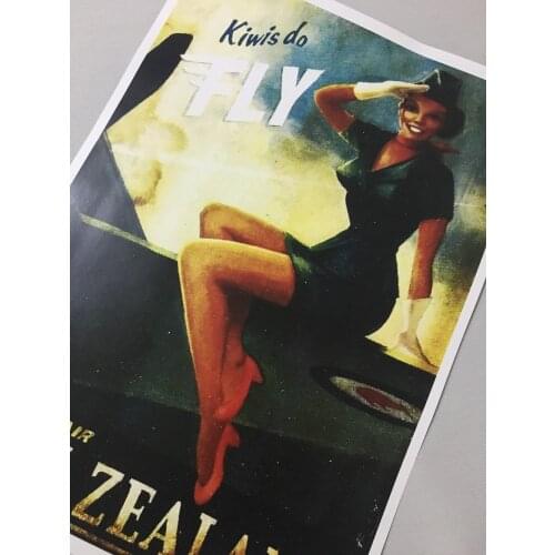 Aoraki Mt Cook Village Art New Zealand View Art Retro Vintage Canvas Painting Frame Poster DIY Wall Home Posters Home Decor Gift