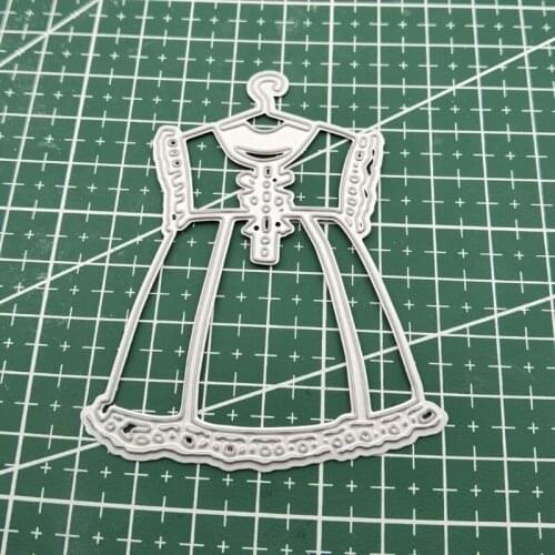 Baby Girl Dress Metal Cutting Dies Stencil Scrapbooking DIY Album Stamp Emboss M68E