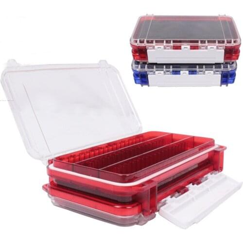 T-Bait Luya Box Double-Sided Multifunctional Fishing Tackle Box Accessories Storage Box Bait Box Lead Hook Storage Box box