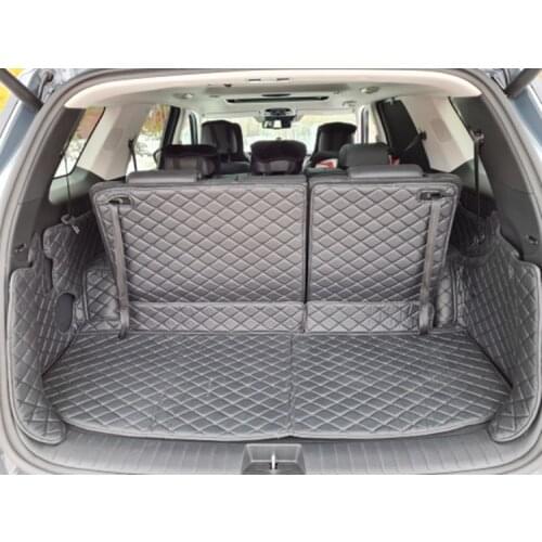 Good quality! Special car trunk mats for Hyundai Palisade 7 8 seats 2021 durable cargo liner boot carpets for Palisade 2022-2020