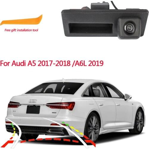 Rear view camera for reversing track For Audi A5 2017-2018 /A6L 2019 trunk handle reversing HD rear view