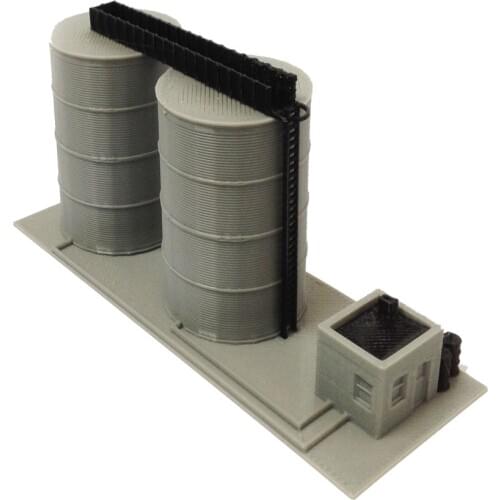 Train Railway Model Scene N Ratio 1:160 Large Gas Tank Set For 1:144