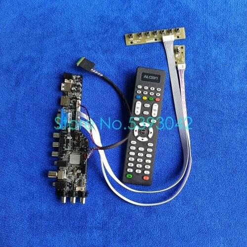 Fit N156BGE-L11/L21/L31/L41/L51/L52/L61/L62/LA1/LB1 VGA USB screen DVB 1366*768 digital 40Pin LVDS 3663 controller card kit