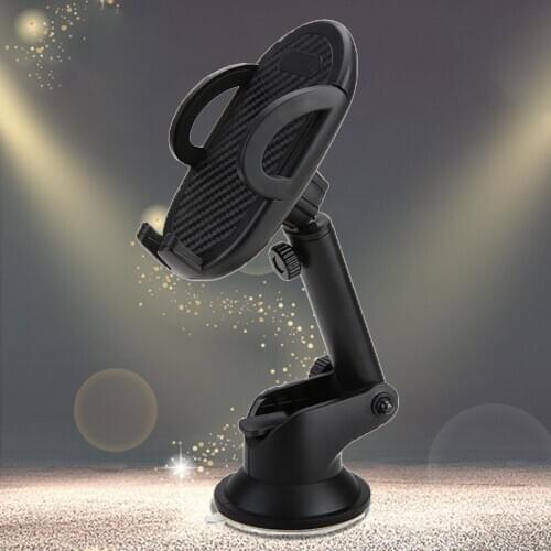 Adjustable Car Suction Cup Mobile Phone Clip Holder GPS Support Stand Bracket