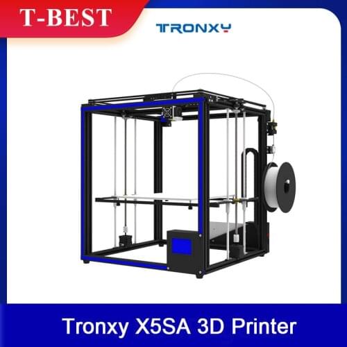 Tronxy X5SA 3D Printer DIY Kit 330*330*400mm with Heatbed Support Auto Leveling Resume Printing Filament Run Out Detection