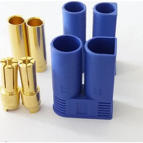 Factory Sale! 1 Pairs EC5 Device Connector Plug Male and Female Brass for RC Car Plane Helicopter Multi-Copter