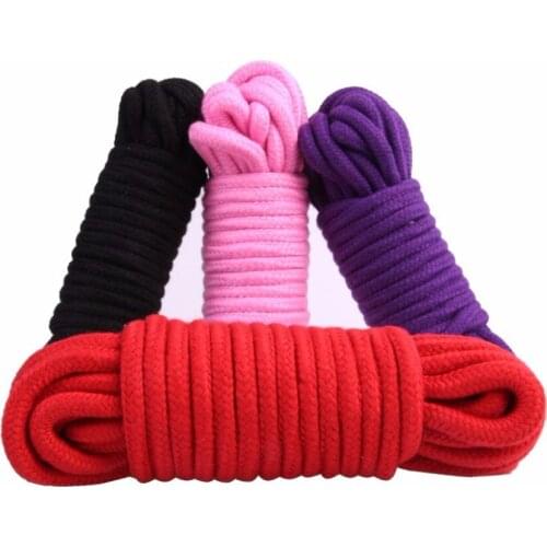 1 Pc 20 M Long Thick Cotton Fetish Sex Restraint Bondage Rope Slave Body Harness BDSM Sex Products Adult Sex Toys For Couples