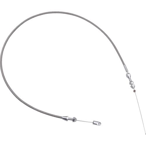 36'' Inch Stainless Steel Braided Throttle Cable Compatible with LS1 for Chevy 4.8 5.3 5.7 6.0 Engine LS