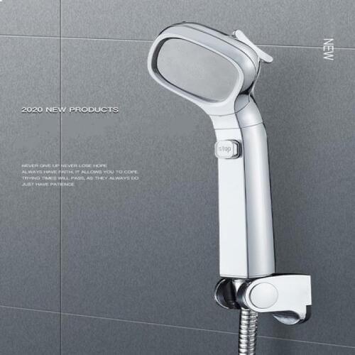 4 Gear Pressurized Shower High Pressure Bathroom Rainfall Shower Head Handheld Shower Water Saving Filter Sprayer Head