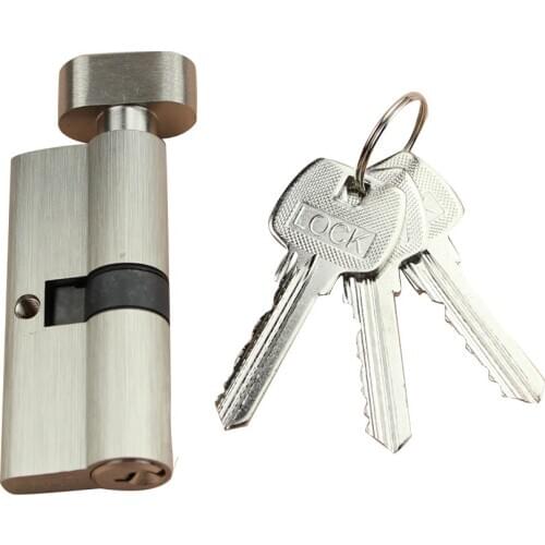 60MM Brass Door lock cylinder cores one side opened Security door interior lock cylinder With 3keys