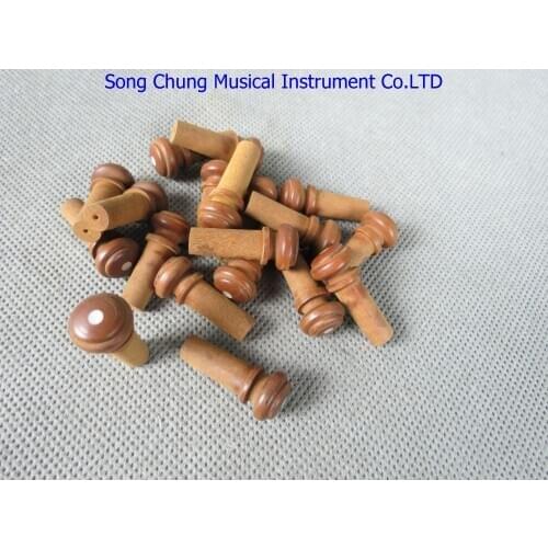 Violin part,20pcs of great jujube violin endpins,fine workmanship