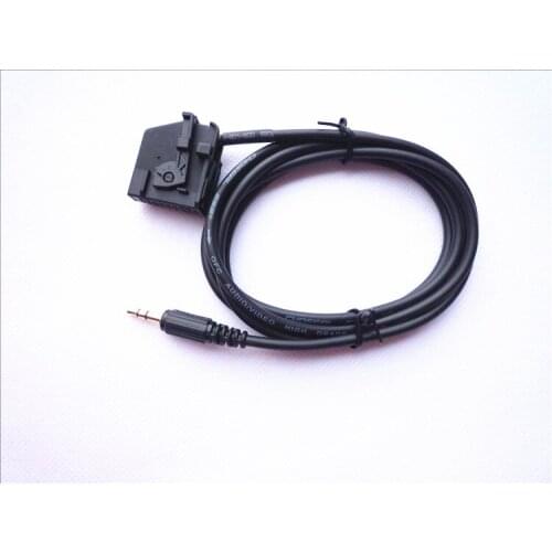 For Volkswagen Audi Ford seat Skoda MFD2 RNS2 Navigation AUX IN audio cable 3.5 AUX male 1.5meters