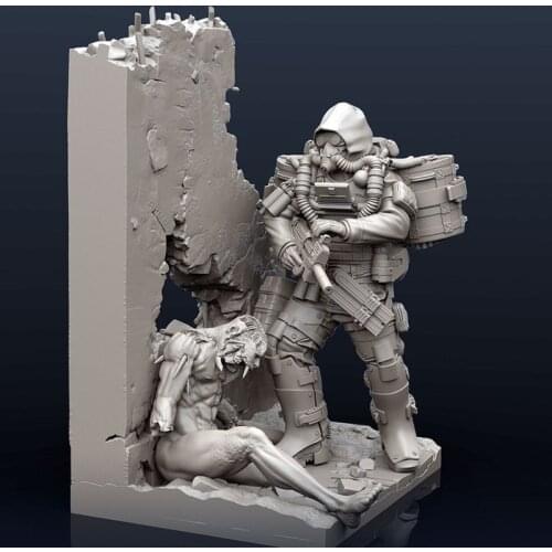 1/35 Mechanical Destroyer Engineer Figure Resin Figure R506