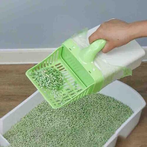 Pet cleaning tools color supplies large capacity cat shovel hollow carved design clean up feces shovel litter scoop sand filter