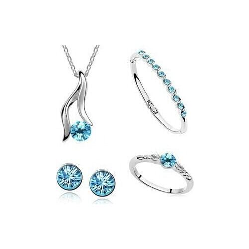 JS S081 Classic Jewelry Sets High Quality 2015 Women Necklace Sets Nickel Free Jewelry Sets For Girl