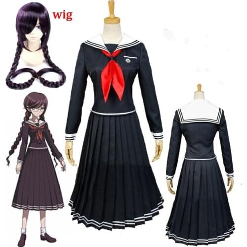 Super Danganronpa 2 Cosplay Costumes Toko Fukawa Anime Dangan-Ronpa Party Club Dress Uniform Women Girls Halloween Costume Suits