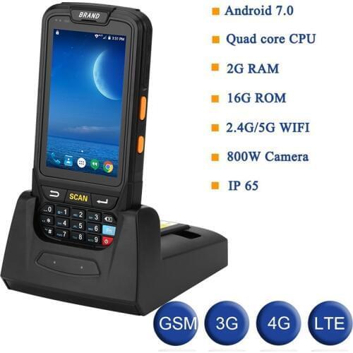 PDA Terminal 1D/2D Barcode Reader Android 7 Data Collector Wifi Bluetooth for Inventory Management Warehouse System