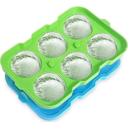 Round Ice Square Mold 2 Pack Ice Square Trays For Whiskey,Cocktail, Freezer Reusable