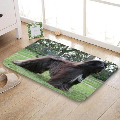Nice Afghan Hound Doormat Outdoor Floor Mat Home Creative Mat Super Soft Absorbent Bathroom Door Entrance Mat 40X60cm,50x80cm
