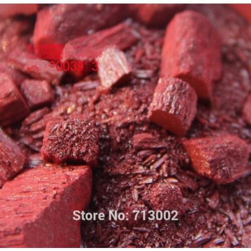Original zinnober lump ore Minerals Religious Taoism Ward off evil Spirits -50g