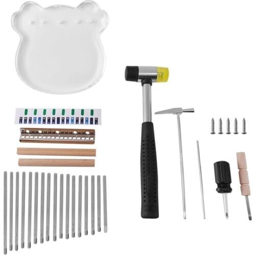 17 Keys Kalimba Acrylic Thumb Piano DIY Musical Instrument Finger Piano,Gifts for Kids Beginners