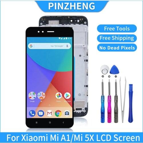 PINZHENG AAAA LCD For Xiaomi Mi A1 Touch Screen Display Digitizer Assembly Replacement LCD For Xiaomi A1 LCD Display