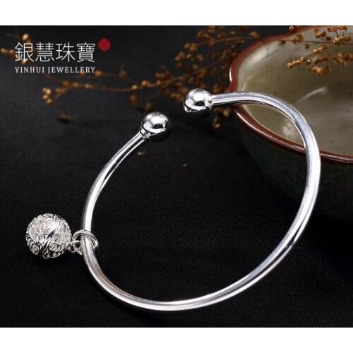 Silver GongLing Ball To Bracelet Wholesale Pearl Silver Ways Is Edition Contracted Openings